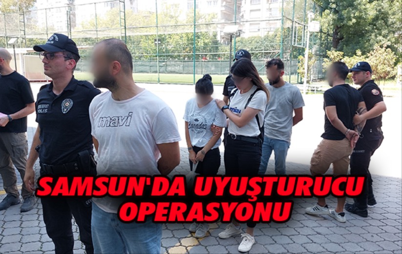 Samsun'da uyuşturucu operasyonu: 5 gözaltı