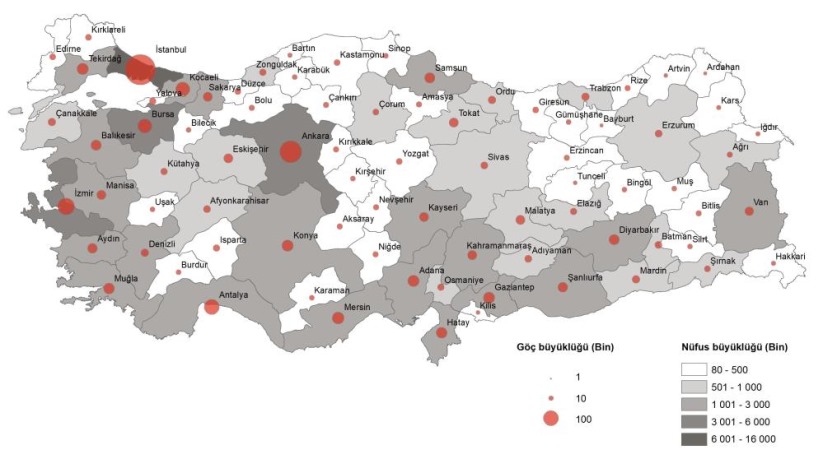 Samsun'da tersine göç: 2024'te 3 bin 595 kişi net göç aldı
