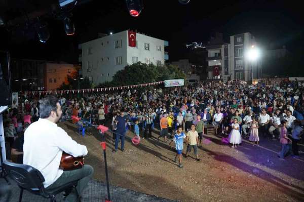 Kahta Belediyesi'nden Cumhuriyet Mahallesi'nde coşkulu yaz şenliği