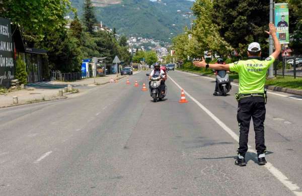 Ordu'da bir haftada 16 binden fazla araç ve sürücüsü denetlendi