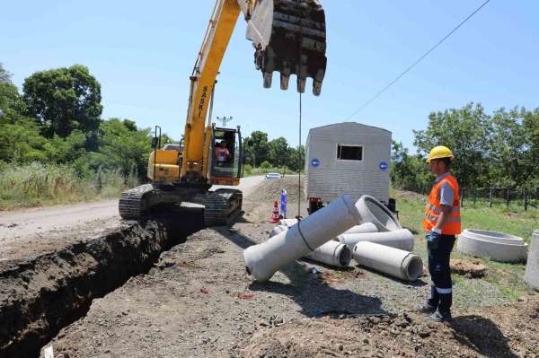 Tekkeköy'e yeni atık su hattı