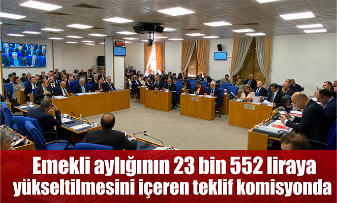 Emekli maaşı düzenlenmesini de içeren kanun teklifi Plan ve Bütçe Komisyonu'nda