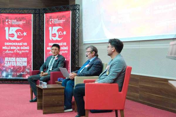 TOGÜ'de demokrasi destanı tanıklıklarla anlatıldı