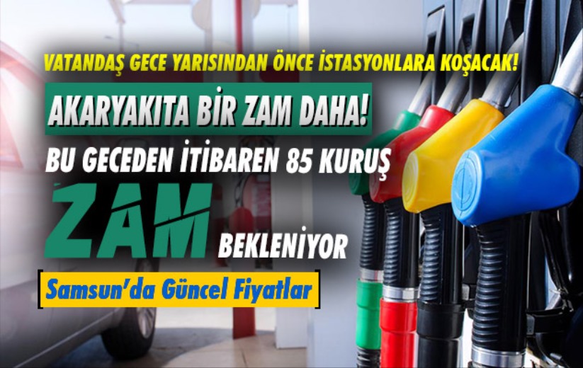 Akaryakıt fiyatlarına bir zam daha! Vatandaş gece yarısı olmadan benzin istasyonlarına koşacak