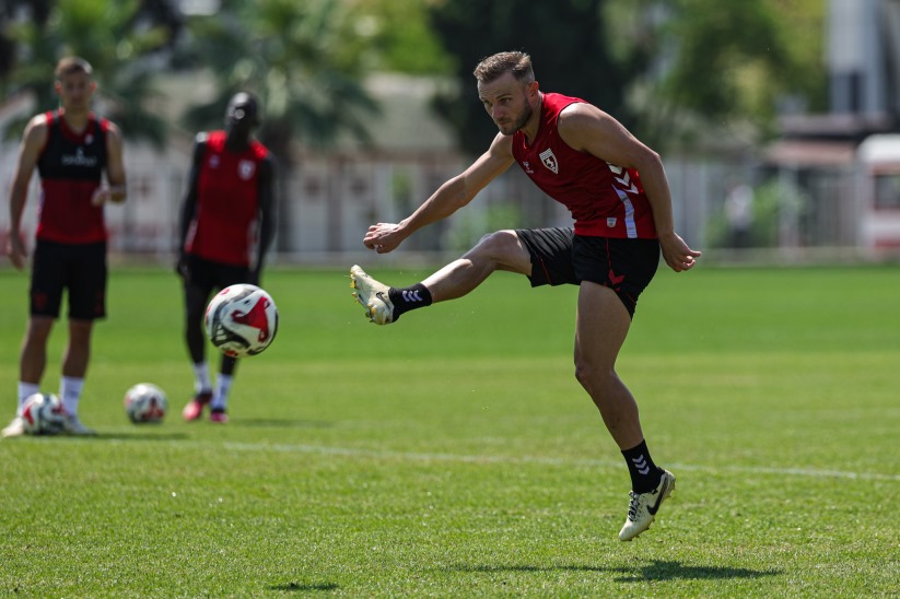 Samsunspor, Kocaelispor hazırlıklarını sürdürüyor