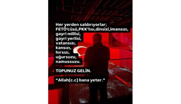 Gazi Tümgeneral Ala, hainlere meydan okudu: 'Topunuz gelin'