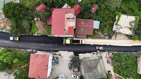 Ordu'da asfalt çalışmaları devam ediyor