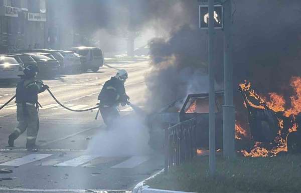 Ukrayna'dan Rusya'nın Belgorod şehrinde bir araca İHA saldırısı