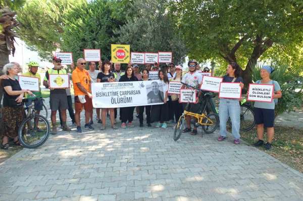 Balıkesir'de kaza kurbanı Serkan Kadıoğlu için eylem düzenlendi
