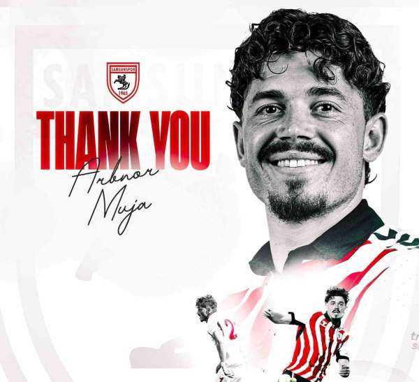 Samsunspor'da Muja ile yollar ayrıldı