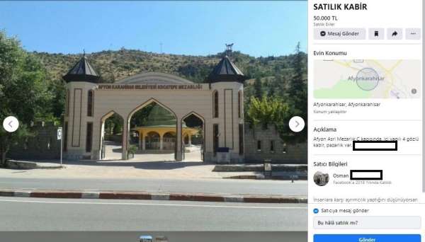 Afyonkarahisar'da mezar yerleri 2 yılda altından daha fazla değer kazandı