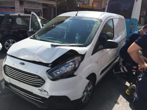 Pendik'te trafik kazası: 1 yaralı