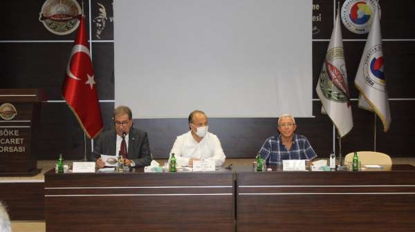 Söke'de fabrika sahipleri pamuktaki sorunlarını anlattı