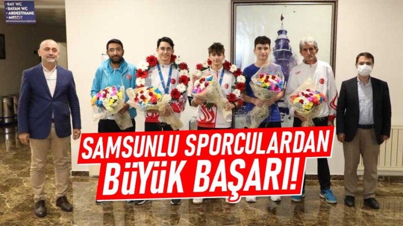 Samsunlu sporculardan büyük başarı