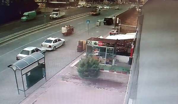 Ortalığı savaş alanına çeviren kaza güvenlik kamerasında - Kayseri haber