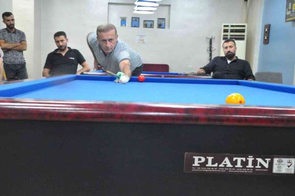 Şırnak'ta 3 bant bilardo il birinciliği turnuvası yapıldı