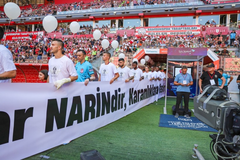 Samsun, Narin Güran'ı unutmadı: 'Çocuklar NARİNdir. Karanlıklara teslim etmeyelim.'