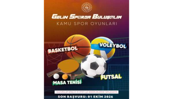 Kamu spor oyunları başlıyor