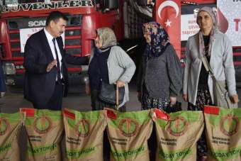 Burdur'da çiftçilere 1 milyon 600 liralık buğday tohumu desteği