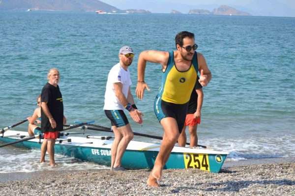 Fethiye'de 'Rowing Beach Sprint' Yarışları başladı