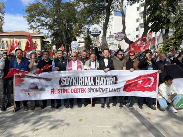 Sinop'ta Filistin'e destek, Siyonizm'e lanet mitingi