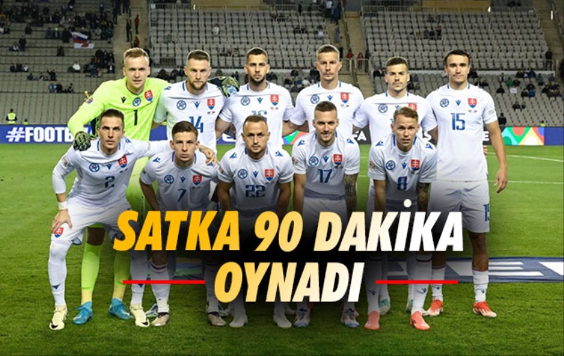 Satka 90 Dakika Oynadı 