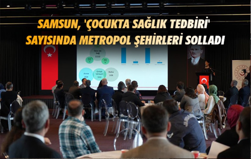 Samsun, 'çocukta sağlık tedbiri' sayısında metropol şehirleri solladı