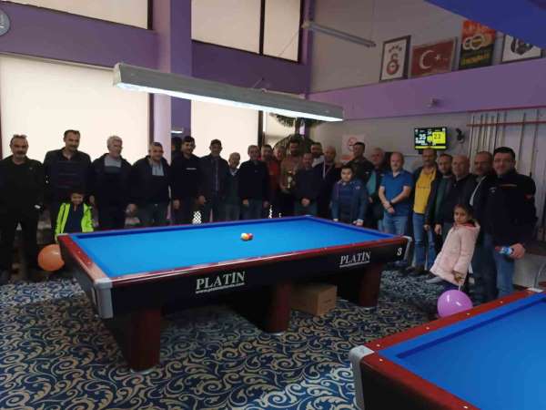 Şuhut'ta bilardo turnuvası