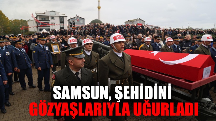 Samsun, Şehidini Gözyaşlarıyla Uğurladı Emre Altıok Son Yolculuğuna Uğurlandı