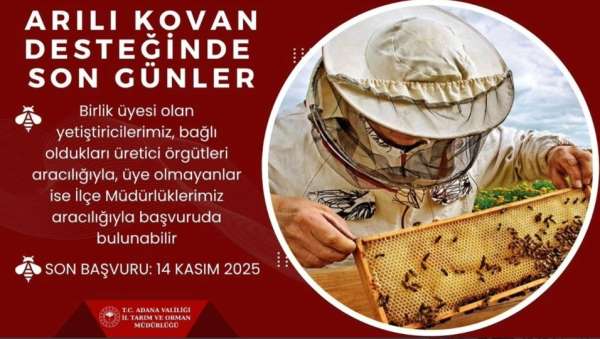 'Arılı kovan' desteği için son gün