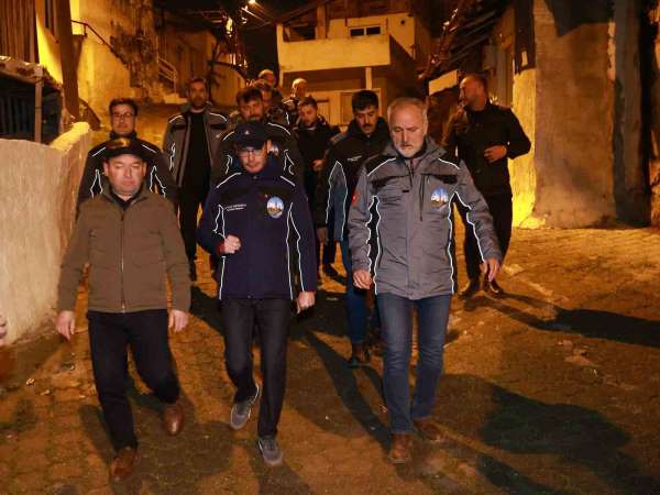 Tokat Belediye Başkanı Yazıcıoğlu'nun mesaisi gece yarısı da devam ediyor