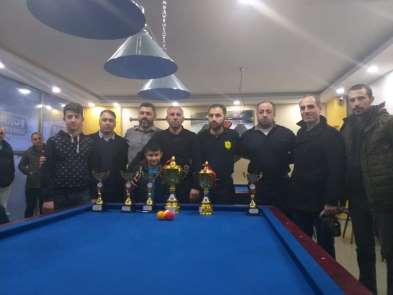 Bitlis'te 3 Bant Bilardo İl Birinciliği Turnuvası 