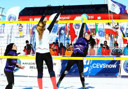 2019 CEV Kar Voleybolu Avrupa Turu Erciyes Etabı tamamlandı 