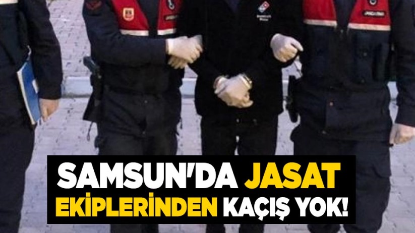 Samsun'da JASAT ekiplerinden kaçış yok!