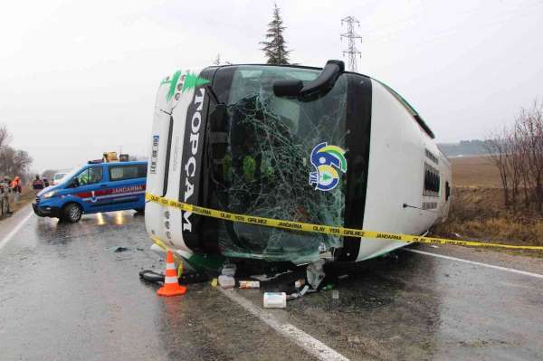 Amasya'daki otobüs kazası