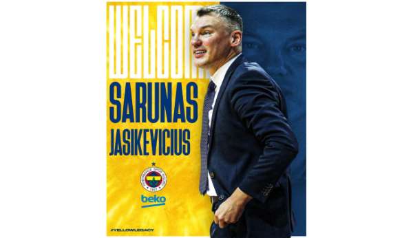 Fenerbahçe Erkek Basketbol Takımı'nda başantrenörlük görevine Sarunas Jasikevicius'un getirildiği açıklandı.