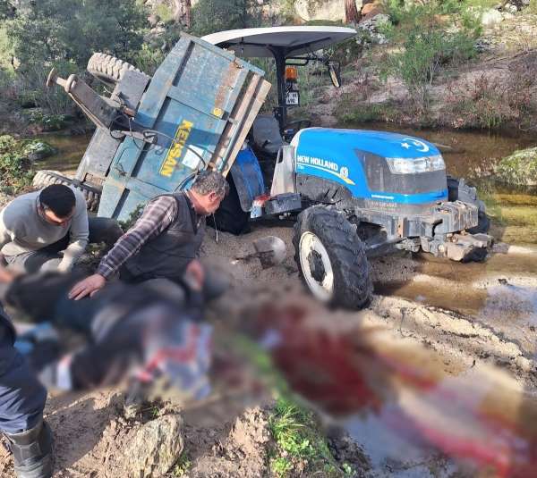 Koçarlı'da traktör kazası: 1 ölü