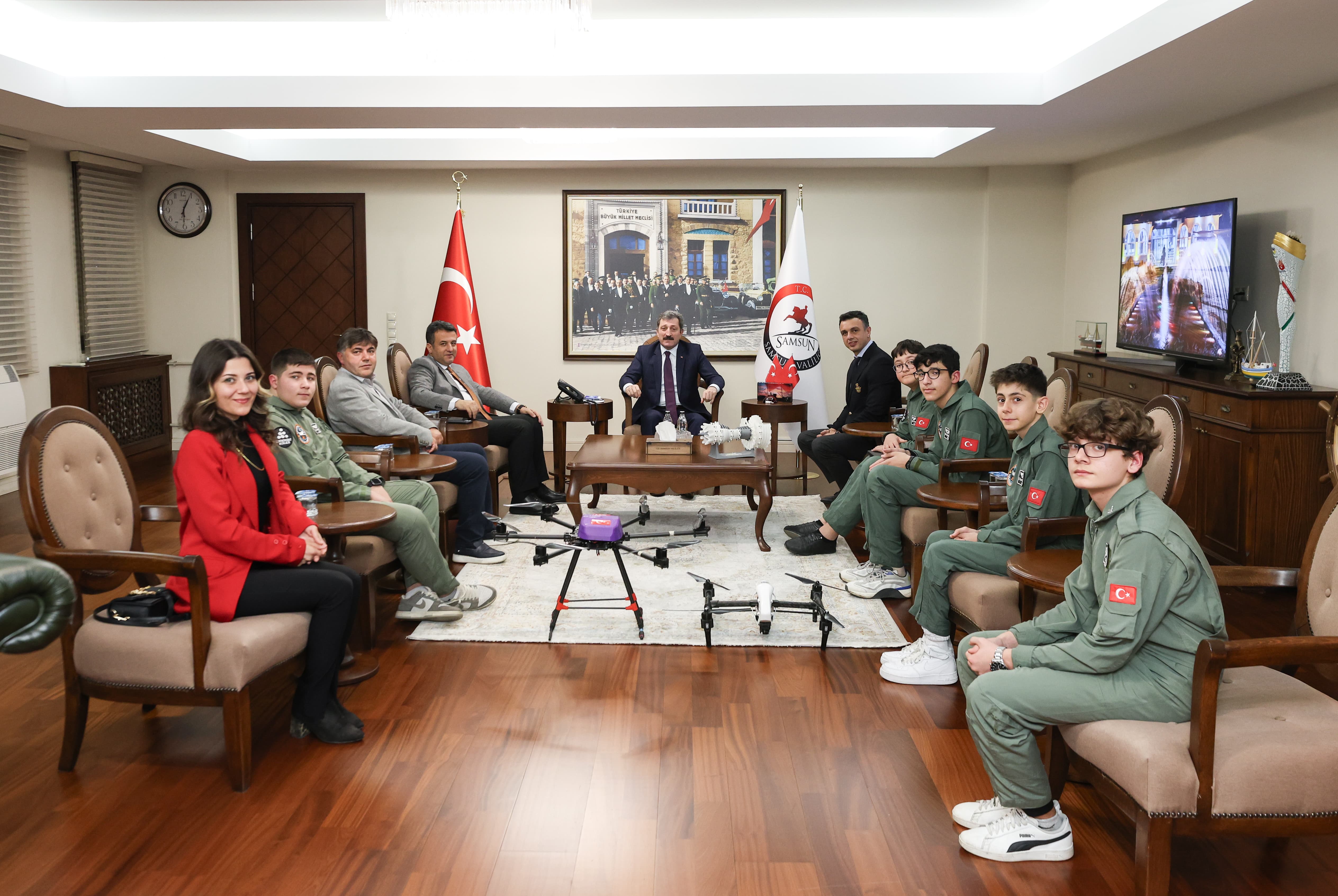 Samsun'u gururlandıran liseye Vali Tavlı'dan övgü