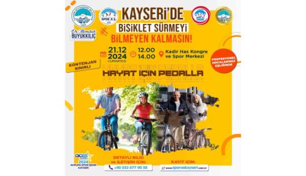 Spor AŞ bisiklet sürmeyi öğretecek