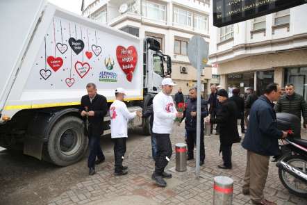 Ordu'da Belediyeden ilginç 'Sevgililer Günü' hediyesi 