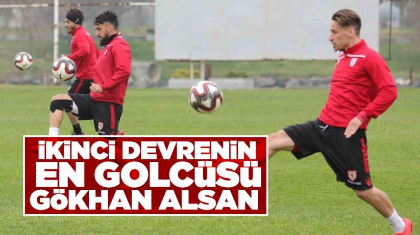 Samsunspor'da ikinci Devrenin En Golcüsü Gökhan Alsan