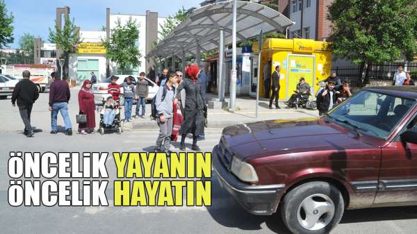 Samsun'da yaya ve trafik kuralları uygulama etkinliği