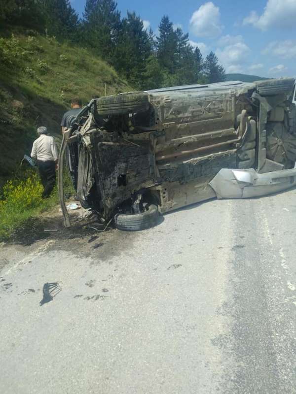 Kastamonu'da trafik kazası: 2 yaralı 