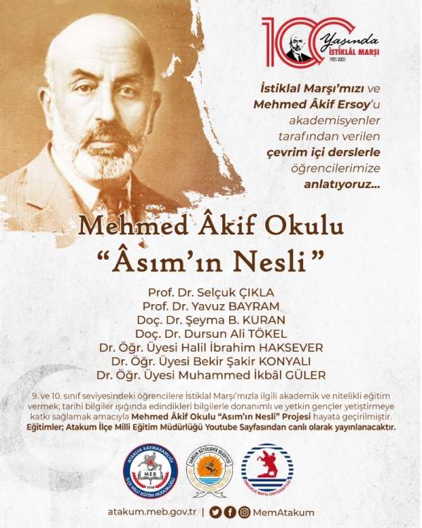 Mehmed Akif Okulu Asım'ın Nesli'ne ulaşma yolunda 