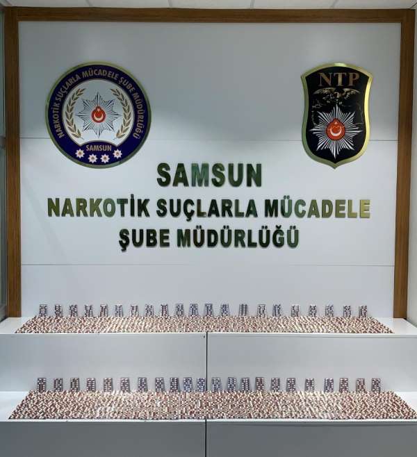 Samsun'da 6 bin 892 adet uyuşturucu hap ele geçirildi: 6 gözaltı 