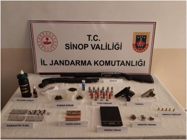 Sinop'ta uyuşturucu imal eden 1 kişi tutuklandı - Sinop haber