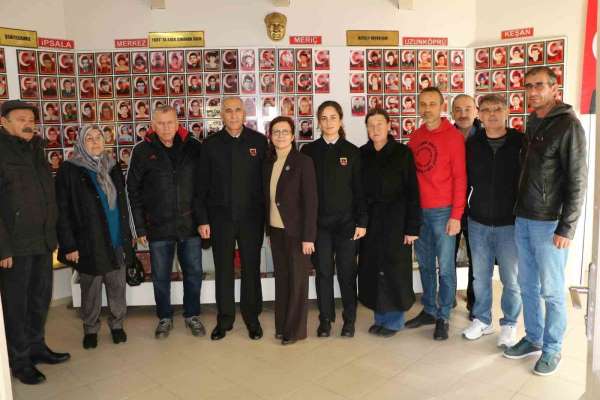 Edirne Jandarma Komutanı Büber şehit aileleriyle bir araya geldi