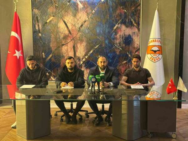 Adanaspor'dan 3 yeni transfer daha