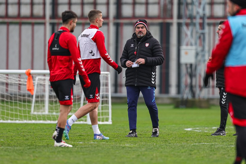 Samsunspor'da Beşiktaş mesaisi devam etti