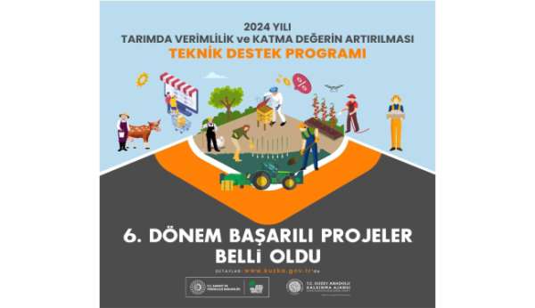 Tarımda Verimlilik Teknik Destek Programı 6. dönem sonuçları belli oldu